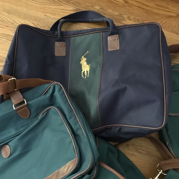 Vintage Polo Ralph Lauren Duffle Bags Luggage Lot - Picture 7 of 8